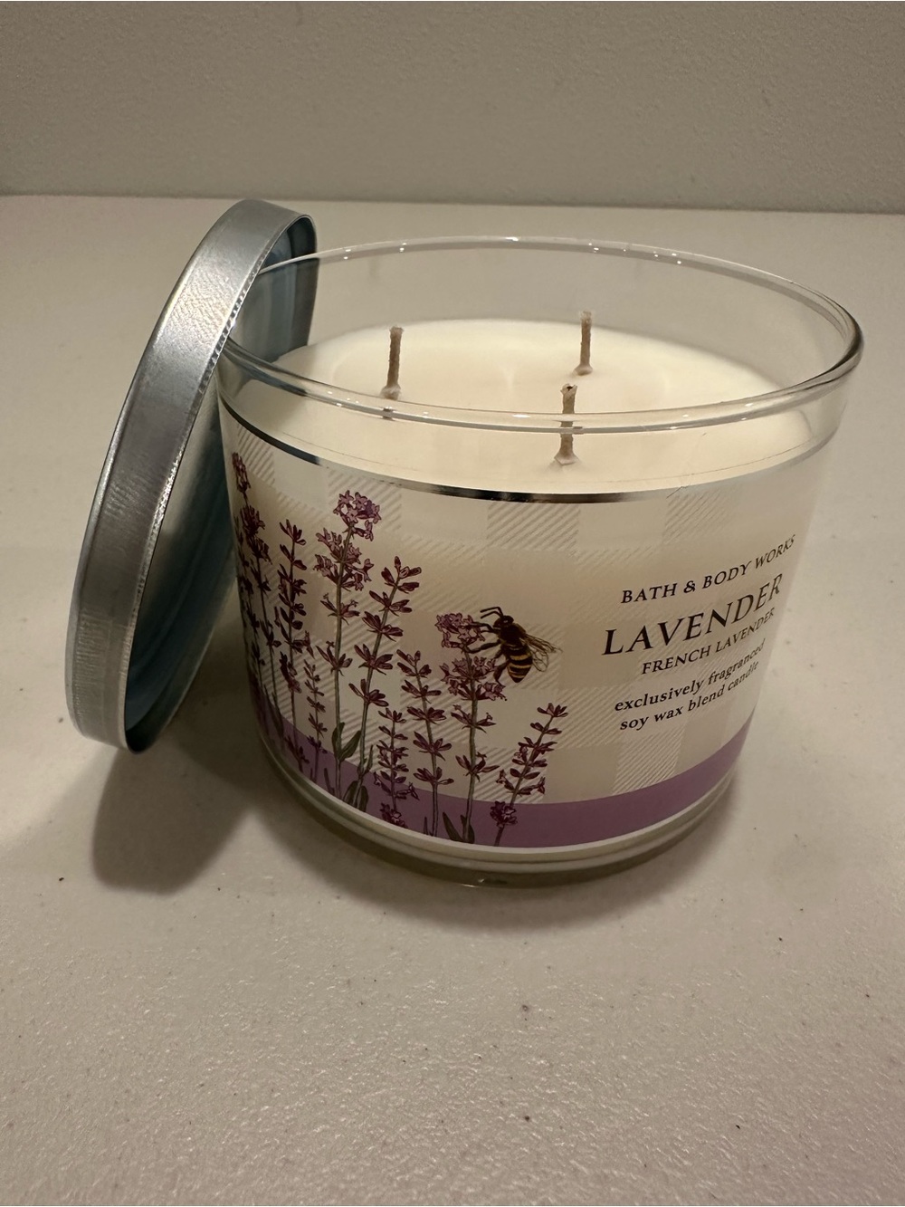 Bath & Body Works: 14.5 Oz 3-Wick Candle: French Lavender